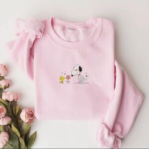 Snoopy Embroidered Sweater